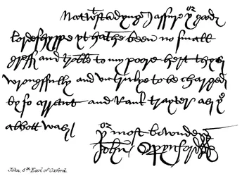 John, 5th Earl of Oxford