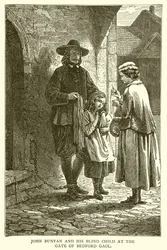 John Bunyan and his Blind Child at the Gate of Bedford Gaol
