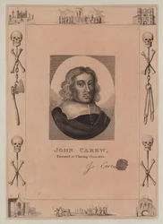 John Carew, executed at Charing Cross, 1660