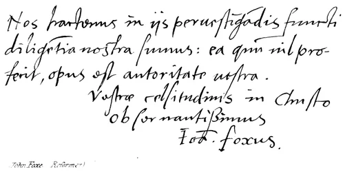 John Foxe, Reformer
