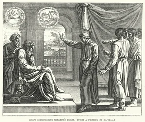 Joseph interpreting Pharaoh