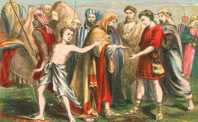 Joseph sold to merchants by his brothers