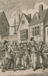 Judge Jeffries Seized at Wapping