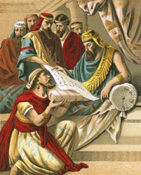 King Darius Signs the Writing and the Decree