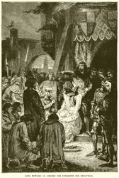 King Edward III Orders the Burgesses for Execution