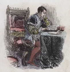 King Edward VI reading
