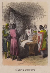 King John Signing Magna Carta