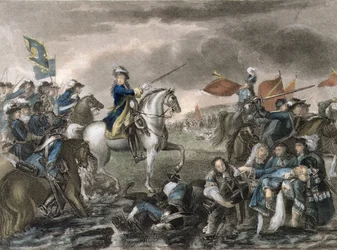 King William III (1650-1702) at the Battle of the Boyne