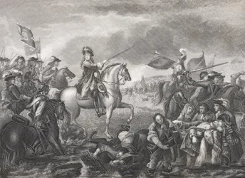 King William III at the Battle of the Boyne, 1690, from 