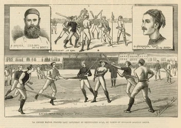 Lacrosse Match at Kennington Oval: North of England vs South