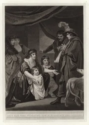 Lady Elizabeth Grey entreating Edward IV to protect her children