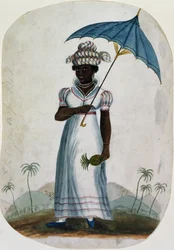 Lady with a Parasol and a Pineapple, c.1840