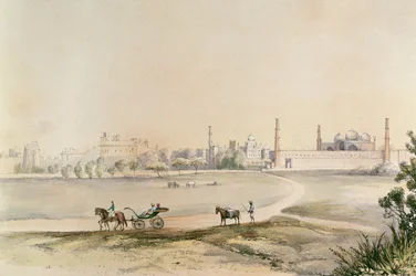 Lahore from the Old Race Course, from 