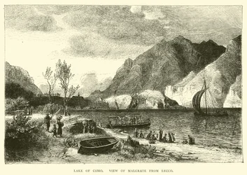 Lake of Como, View of Malgrate from Lecco