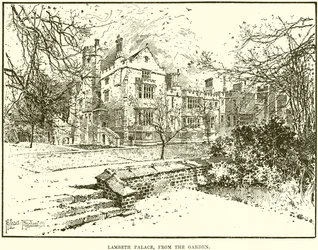 Lambeth Palace, from the Garden