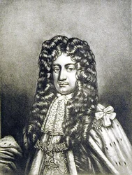 Laurence Hyde (1641-1711) 1st Earl of Rochester, Illustration from Portraits of Characters Illustrious in British History, Engraved by Robert Dunkarton