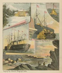 Laying the Atlantic Telegraph Cable