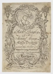 Linen Draper, Bingley & Bragg, Trade Card