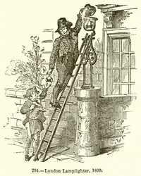 London Lamplighter, 1800