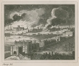 London during the Great Fire