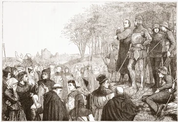Lord Cobham at a Lollard Preaching