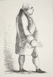 Lord North, facsimile of an old print