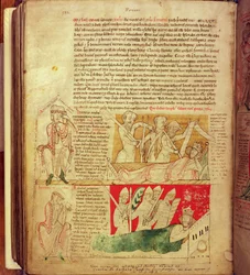 The visions dreamt by King Henry I in Normandy in 1130, from the Worcester Chronicle