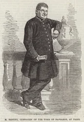 M Santini, Custodian of the Tomb of Napoleon, at Paris