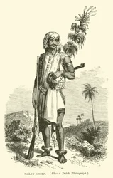 Malay Chief, after a Dutch Photograph