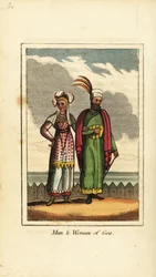 Man and Woman of Goa, India