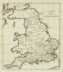 Map of the Saxon Heptarchy