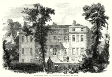 Marlborough House, the Residence of the Prince of Wales
