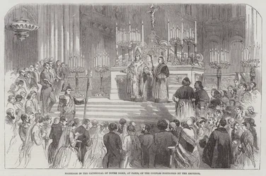 Marriage in the Cathedral of Notre Dame, at Paris, of the Couples portioned by the Emperor