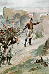 Marshal Ney at the Grenaux Farm House