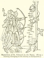 Martyrdom of St. Edmund by the Danes