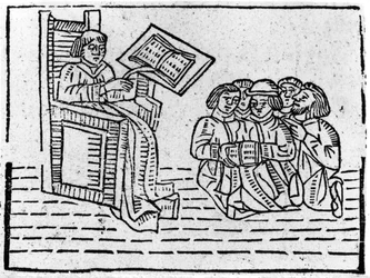 Master and pupils