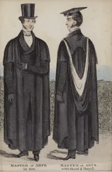 Master of Arts in Hat, Master of Arts with Hood and Band