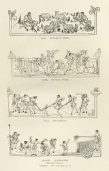 May, June, July and August, from The Julius Calendar and Hymnal, illustration from History of the English People