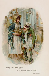 May the New Year Be a Happy One to You. The Chimes