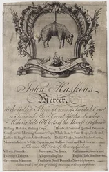 John Haskins Mercer, trade card