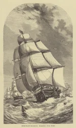 Merchant-Marine, making for port