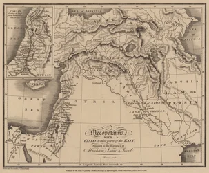 Mesopotamia with Canaan and other parts of the East, adapted to the histories of Abraham, Isaac and Jacob