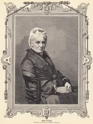 Miss Clough, Principal of Newnham College, Cambridge (engraving)