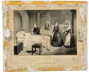 Miss Nightingale in the hospital at Scutari