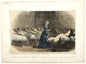 Miss Nightingale in the Hospital at Scutari, from 