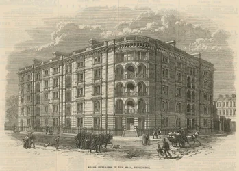 Model dwelling in the Mall, Kensington, London