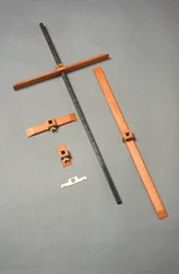 Modern replica of a cross staff by Harriet Wynter Ltd.