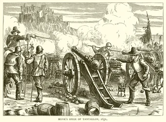 Monks Siege of Tantallon, 1651