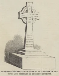 Monument erected at Cawnpore to the Memory of the Wives and Children of the 32nd Regiment