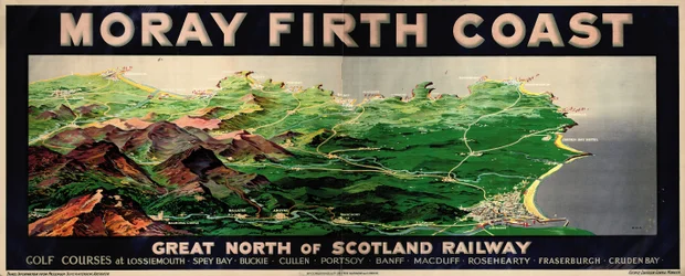 Moray Firth Coast, Poster Advertising the GNSR